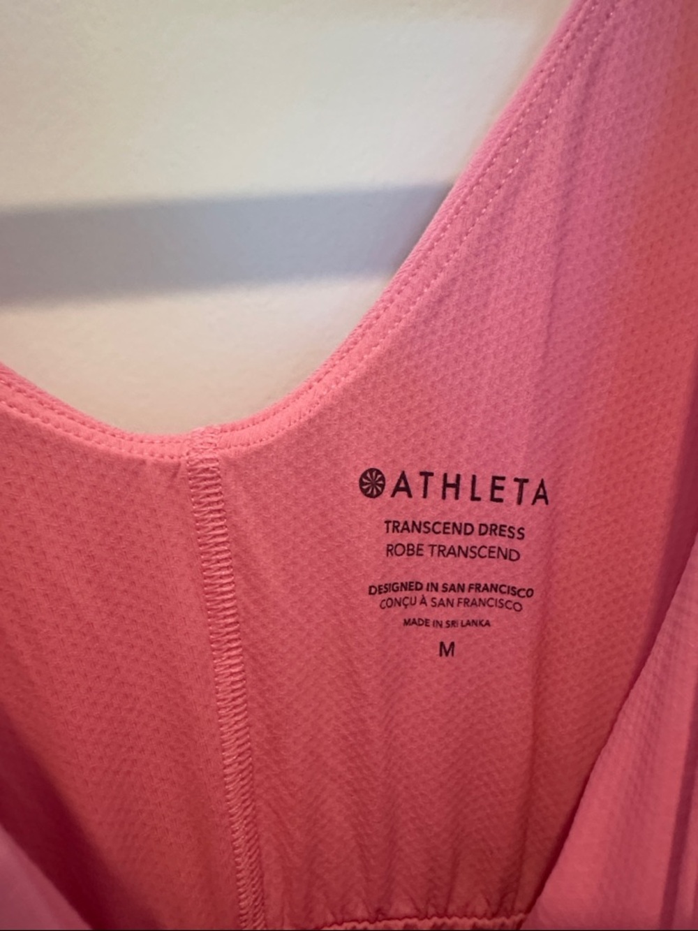 Athleta Transcend Dress - Scoop Neck Bodycon Mini
Dress - baby Pink Medium - Picture 4 of 6